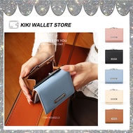 Lychee Pattern Soft PU Leather Women Short Wallet Large Capacity 7-Card Slot Multi-Functional Wallet