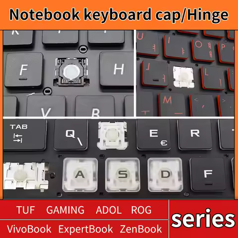 Replacement Keycap Key Cap Rubber Scissor Clip Hinge For ASUS TUF GAMING VivoBook ADOL ExpertBook Ze