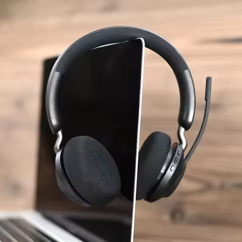 이어 패드Breathable football net Ear Pads For Jabra Elite 45h Evolve2 65 UC Headphones Replacement Soft 