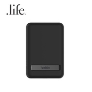 BELKIN แบตเตอรี่สำรองไร้สาย Boost Charge Magnetic 7.5W Wireless Power Bank 5K with Kickstand By Dotl