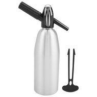 Soda Water Bottle 1L Portable Soda Syphon Bottle Soda Maker with Pressure Regulator for DIY Mojitos 