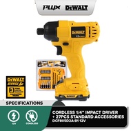 DEWALT DCF805D2A-B1 12V Cordless 1/4 Impact Driver With 27pcs Standard Accessories DCF805 / DCF805C2
