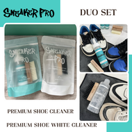 Sneaker Pro ( DUO SET ) น้ำยาทำความสะอาดรองเท้า สองสูตร คลีนที่บ้านได้ ขั้นตอนน้อย Premium shoe cle