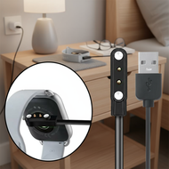 Magnetic Smartwatch Charging Cord, 2-Pin USB Replacement Cable, Charger Adapter For GS10/FA58/Y68/MW