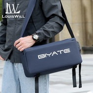 LouisWill Men Shoulder Bags Fashion Cross Body Bag Sports Bag Handbag Waterproof Wear Resistant Supe