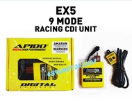 APIDO ( SIAP MAPPING LETUP ) 9 MODE RACING CDI LC135 V1-V7 EX5 DREAM WAVE100 KRISS100 E BONUS WAVE12