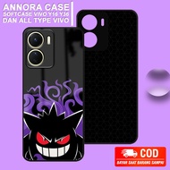 Softcase glossy case pro camera monster motif Suitable For vivo Y16 Y17 Y17s Y20 Y20s Y22 Y35 Y36 Y27s And all type vivo Pay At The Place Of The case