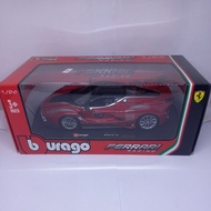 Diecast miniature ferrari fxx k car, 1:24 scale, original iron material with original box