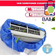 BAIHEE Air Conditioner Cleaning Cover, Waterproof PVC Air Conditioner Water Bag, with Water Outlet f