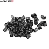 LEMONTREE 50PCS LED Holder, Nylon Material 8/10mm Diode Holder, Durable Black LED Clip Light Emittin