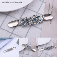 peoplestechnology Women Cardigan Sweater Blouse Shawl Clips Brooch Shirt Collar Duck Clip Clasps PLY