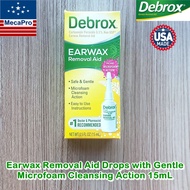 Debrox® Earwax Removal Aid Drops with Gentle Microfoam Cleansing Action 15mL ผลิตภัณฑ์กำจัดขี้หู Ear