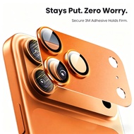 1/2/3 PCS Metal Ring Full Cover 3D Lens Protective Film For iPhone 17 Pro Max 17PM 2026