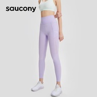 Saucony女子高腰九分訓練緊身褲