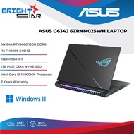 ASUS ROG STRIX SCAR 16 G634J-ZRNM025WH /16 QHD WQXGA 240HZ/I9-14900HX/32GB/1TB/NVIDIA RTX4080/W11/2Y