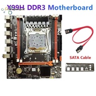 DDR3 Memory Support Motherboard Kit X99 LGA2011-V3 4X DDR3 Slots M. 2 NVME Interface for E5-26XX V3 