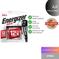 AA/AAA Energizer Max Alkaline Battery E91SW/E92SW (12pcs)