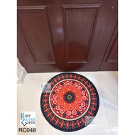 Mandala design floor mat welcome doormat indian kolam carpet ready stock Deepavali decoration diwali