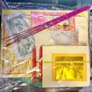 Complete Burning Set for Fengshui Ghost Month away Evil & Blessings All Saints Day Religious Supply