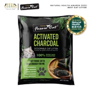 Fussie Cat Bentonite Litter / Hard Clumping - Activated Charcoal 10L