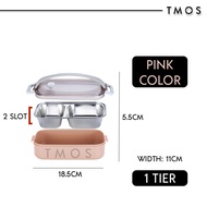 TMOS Bento Thermal Lunch Box Food Storage 304 Stainless Steel Tiffin Food Container Carrier Bekas Ma