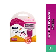SCHICK INTUITION F.A.B. (FAB - FORWARD AND BACK) CARTRIDGE REFILL 3S