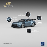 CM MODEL 1:64 Mustang GTD Indulgent Blue Diecast Model Car