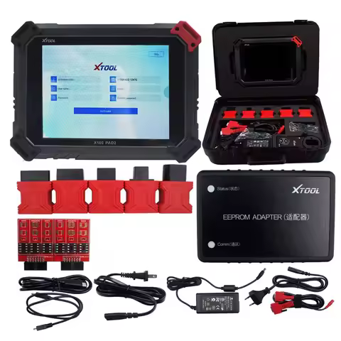 XTOOL X100 PAD2 Pro key programmer With 4th and 5th EEPROM EPB EPS Odometer Oil TPMS Special Functio