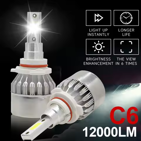 H4 9003 HB2 LED Car Headlight 6000K H1 H11 H3 H7 9005 HB3 9006 HB4 H13 C6 Hi/Lo ray Bulbs Light 36W 
