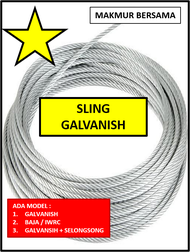 Sling Galvanish - Kabel Seling - Wire Rope
