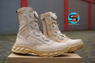 Sepatu Boa Cream Gurun - Sepatu PDl Pns TNI - Sepatu Boa Gurun