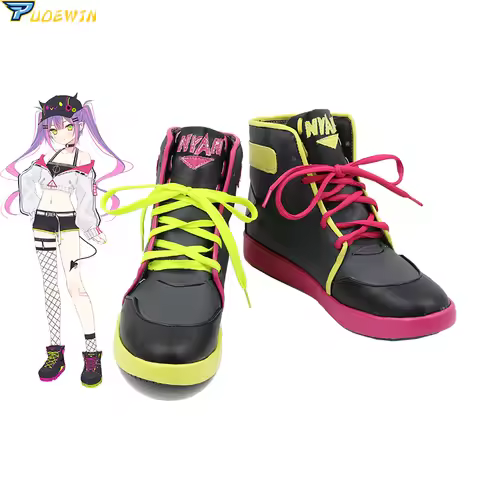 Vtuber Hololive Tokoyami Towa Cosplay Shoes Boots