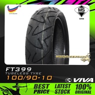TAYAR VIVA TUBELESS TYRE FT399 100/90-10