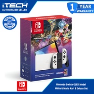 Nintendo Switch OLED Model White & Mario Kart 8 Deluxe Set