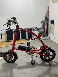 二手 電動腳踏車 必安達 Bianda 折疊 功能正常 附充電器及籃子 原價26900