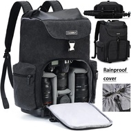 Caden Camera Backpacks Water-Resistant Large Capacity Bags For Nikon Canon Sony DSLR Len Tripod Outdoor Travel Bag For Men Women