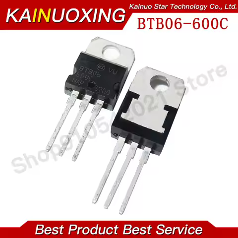10pcs BTB16-800B BTB16-800 800V 16A TO220 BTB12-600B BTB12-600C BTB12-600 600V 12A Bidirectional thy