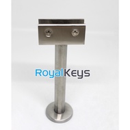 Cubical Toilet Box U 12 cm Toilet Glass Door Partition Legs Without Drilling