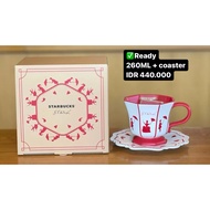 Starbucks china Xmas 2023 edition mug 260ML+coaster