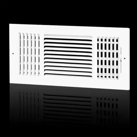 14 x 6 Inch Duct Opening Air Vent Cover for or Ceiling, Three-Way HVAC Ceiling iter Vent Cover for H