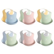 【BabyBjörn】軟膠珠邊防屑圍兜2入-6色選擇