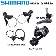 Shimano Tiagra 4700 Groupset 2X10 Speed 4720 Shifter 4770ดิสก์เบรกไฮดรอลิค Penjepit REM จักรยานเสือห
