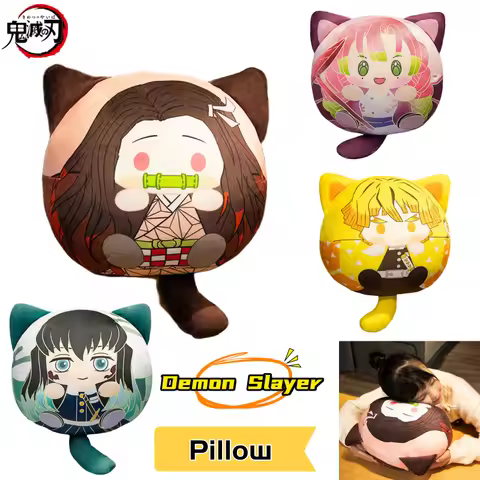 New Demon Slayer Tokitou Muichirou Agatsuma Zen'itsu Anime Merchandise Creative Cartoon Pillow Ornam