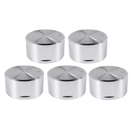 5 Pcs Metal Gas Stove Knobs Cooker Control Range Oven Knob Burner Knob Gas Hob Switch Replacement Ac