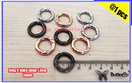 AKSESORIS TAS WANITA RING O BUKA TUTUP TAS UKURAN 1.3 CM (1 PCS) TEBAL IMPORT - RING BULAT BUKA TUTU