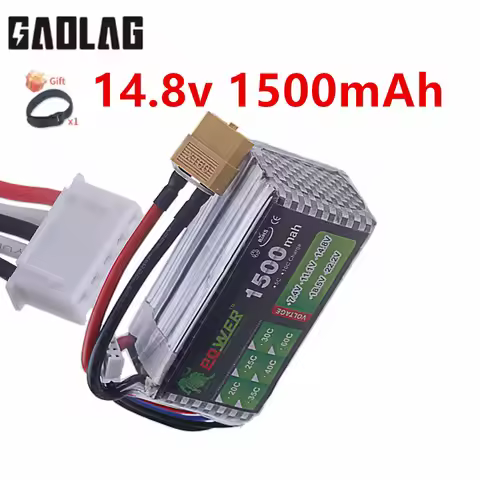 1500mAh 14.8v Li-po Battery For RC Airplane Helicopter Toys Car Boats Drone 4s 14.8V High-Power Batt