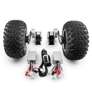 L-faster Dual 250W Motor Drive 10x6.00-6 Air Wheel Conversion Kit Easy Carry 200kg for bike Barrow B