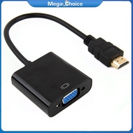 MegaChoice【Fast Delivery】HD Multimedia Interface To VGA Adapter 1080P HD Video Output Converter For Desktop Laptop Projector PC TV 