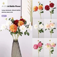 WAY Artificial Dahlia Flower, Real Touch Handmade Simulation Big Dahlia, Photography Props Realistic