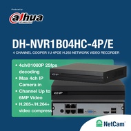 DAHUA RECORDER NVR1B04HC/ENVR DAHUA 4CH RECORDER 4 DAHUA IP CCTV CAMERA